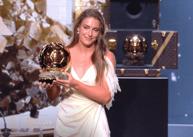 Alexia Putellas Wins Her 3rd Women's Ballon d'Or