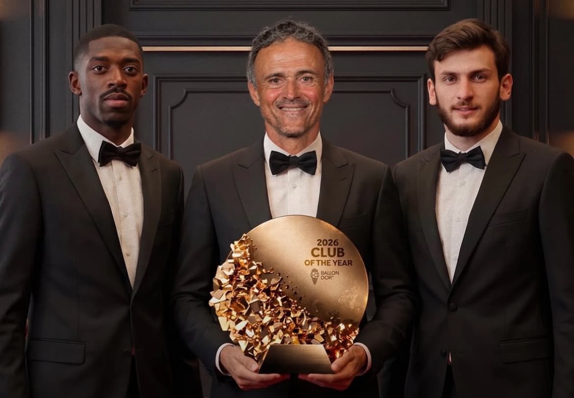 Paris Saint-Germain Named 2026 Men's Club of the Year