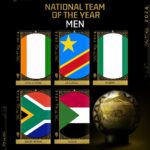 Nigeria makes the final shortlist of National Team of the Year (Men) award for the 2024 CAF Awards