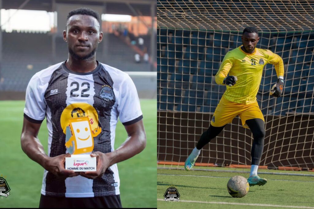 Meet the Nigerian goalkeeper-turned-striker who netted two goals for his club!