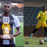 Meet the Nigerian goalkeeper-turned-striker who netted two goals for his club!