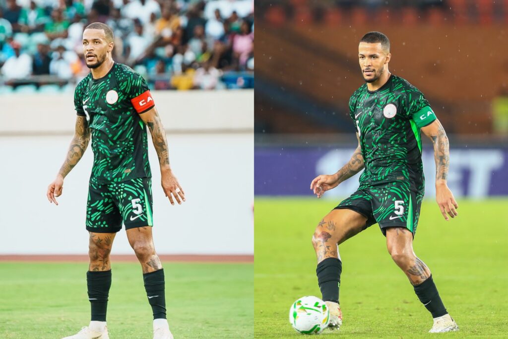 Super Eagles Defender, William Troost-Ekong nominated for FIFA Best Men's Defender award