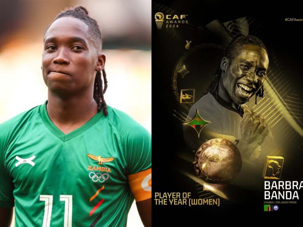 Barbra Banda Shines CAF Women's Player of the Year