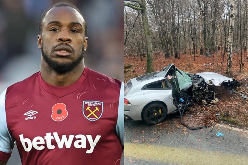 West Ham Striker, Michail Antonio Involved in Serious Car Crash