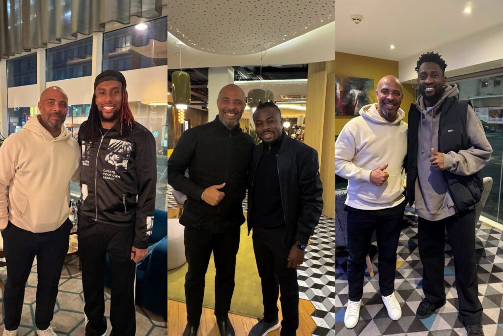 Super Eagles Coaching Staff Visit Iwobi, Simon, and Ndidi to Discuss Qualifiers