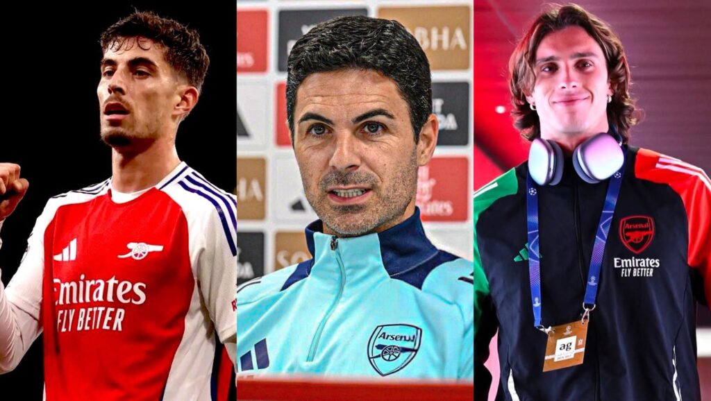 Arteta Provides Injury Updates on Havertz, Rice, Saka, and Calafiori