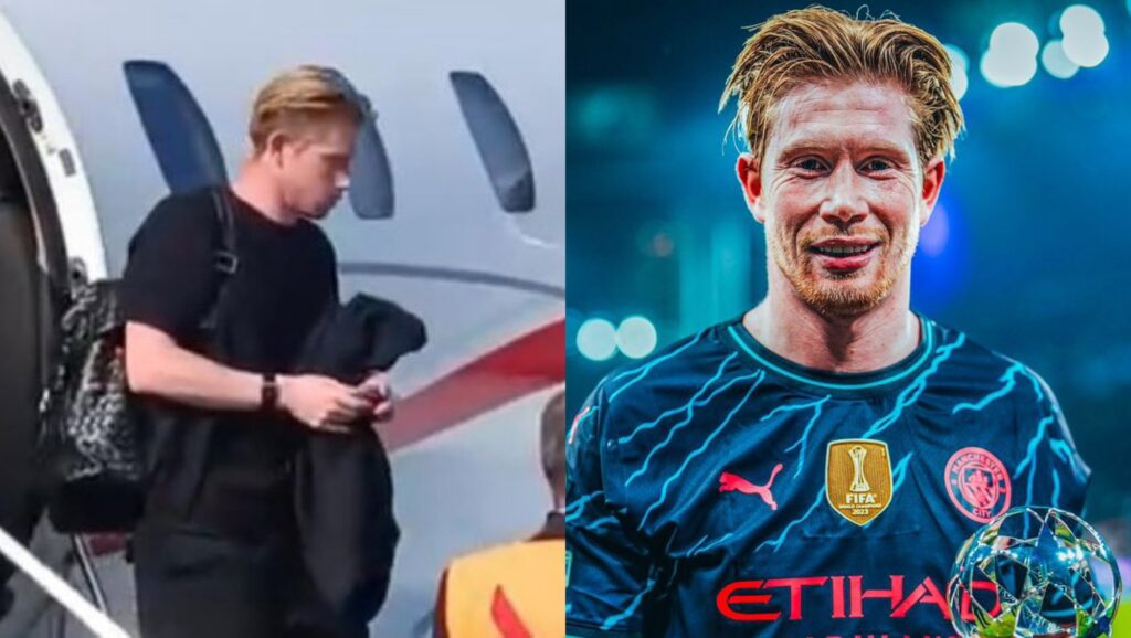 Kevin De Bruyne Lands in Rome for Napoli Medical