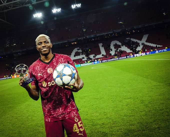 Victor Osimhen Shatters Records with Historic Champions League Hat-Trick
