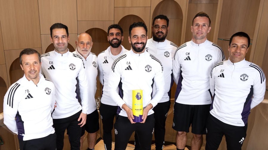 Rúben Amorim Wins Premier League Manager of the Month