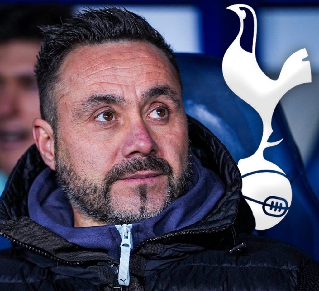 Tottenham are pushing,l to appoint Roberto De Zerbi as head coach